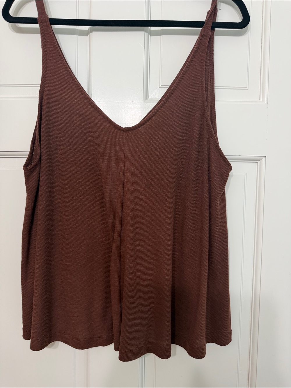Women’s Brown Free People Intimately Yours V-Neck Tank Top Large